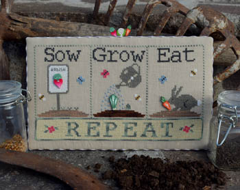 Sow, Grow, Eat (w/buttons)